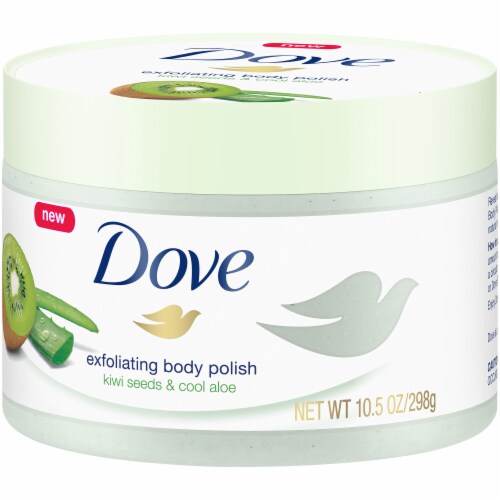 Dove Kiwi Seeds & Cool Aloe Exfoliating Body Scrub & Polish Perspective: right