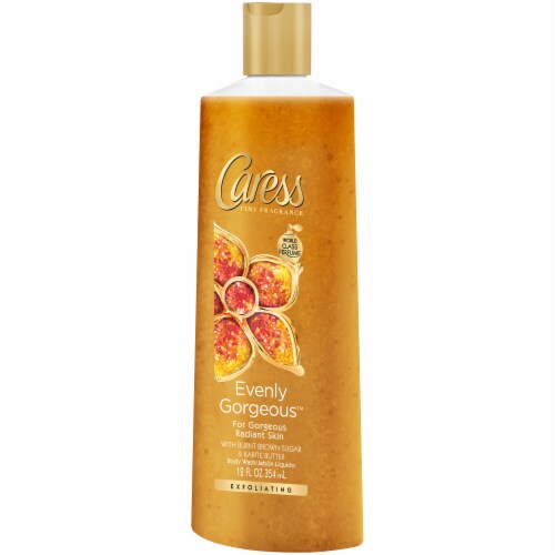 Caress Evenly Gorgeous Exfoliating Body Wash Perspective: right