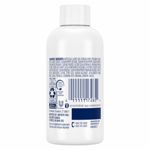 Dove Deep Moisture Body Wash, Travel Size Perspective: right