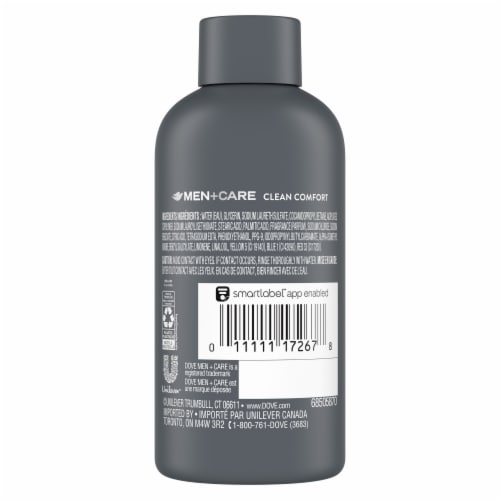 Dove Hydrating Clean Comfort, Travel Size Perspective: right