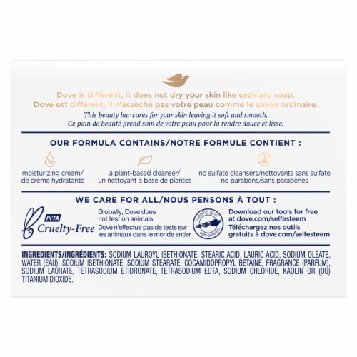 Dove Beauty Bar Original Gentle Skin Cleanser Perspective: right