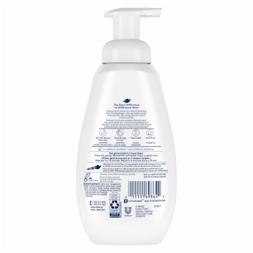 Dove Sensitive Skin Instant Foaming Body Wash Perspective: right