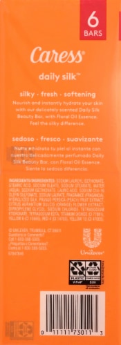 Caress White Peach & Orange Blossom Daily Silk Beauty Bars Perspective: right