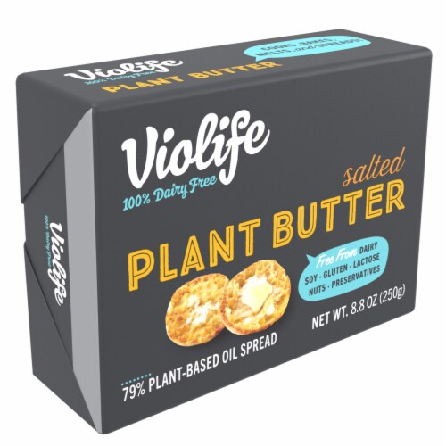 Violife Plant Butter Salted, Dairy-Free Vegan Perspective: right