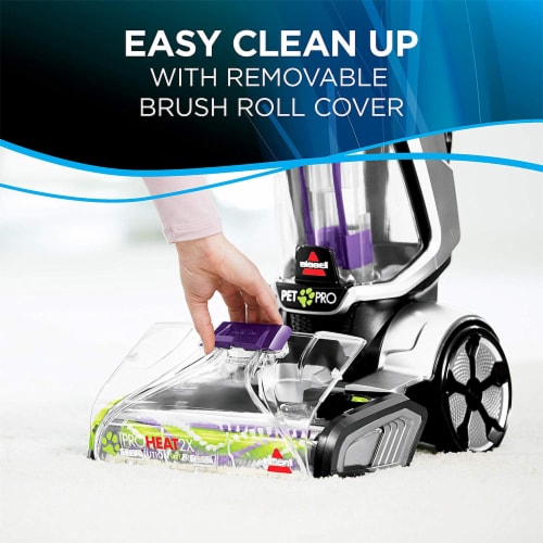Bissell ProHeat 2X Revolution Pet Pro Carpet Cleaner - Silver/Purple Perspective: right