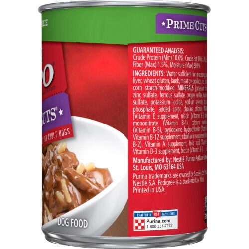 ALPO Prime Cuts with Lamb Rice in Gravy Wet Dog Food 13.2 oz Foods Co