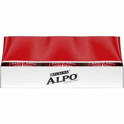 Purina Alpo Prime Cuts Beef and Lamb & Rice Wet Adult Dog Food Variety Pack Perspective: right