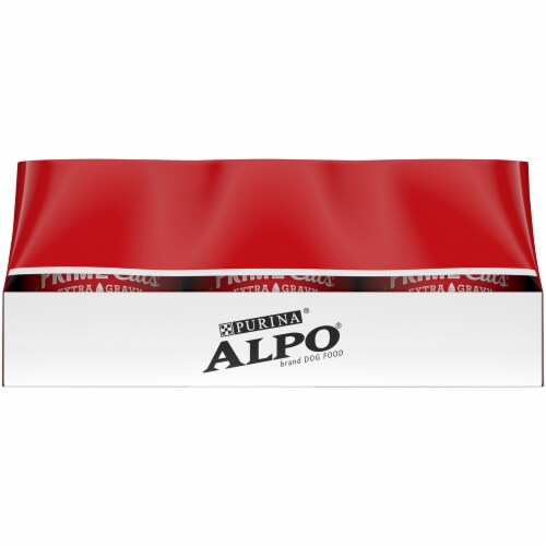 Purina Alpo Prime Cuts Beef and Lamb & Rice Wet Adult Dog Food Variety Pack Perspective: right