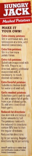Hungry Jack Mashed Potatoes Perspective: right