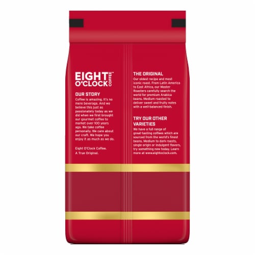 Eight O'Clock Coffee Medium Roast Ground The Original Coffee 21 oz Perspective: right
