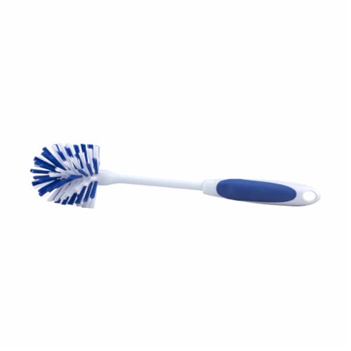 Dawn Twister Bottle Brush - White/Blue Perspective: right