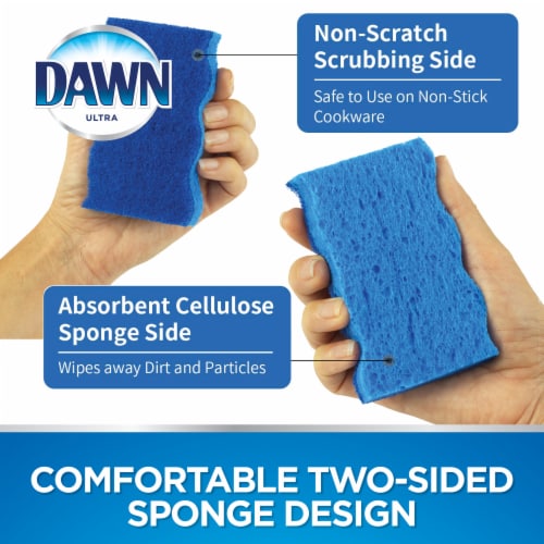 Dawn Ultra Non-Scratch Scrubber Sponges, 3 pk - King Soopers