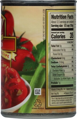 S&W® Original Recipe Stewed Tomatoes with Onion Celery & Bell Pepper Perspective: right