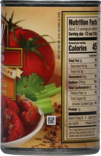 S&W® Mexican Recipe Stewed Tomatoes Perspective: right