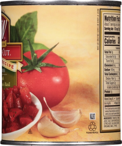 S&W® Ready-Cut® Italian Recipe Tomatoes Perspective: right