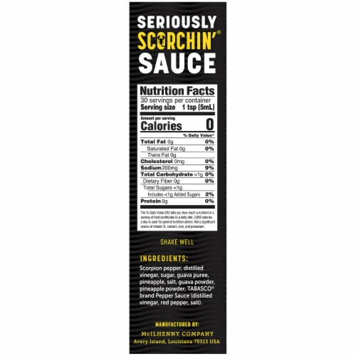 Tabasco® Scorpion Pepper Sauce Perspective: right