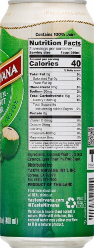 Taste Nirvana Real Coconut Bottled Water Perspective: right