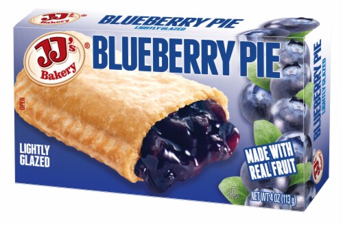 JJ's Bakery® Lightly Glazed Blueberry Pie Perspective: right