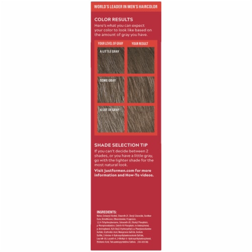 Just For Men® AutoStop Comb-In A-30 Light-Medium Brown No-Mix Hair Color Perspective: right