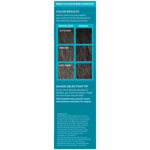 Just For Men Mustache & Beard M-50 Darkest Brown Hair Color Perspective: right
