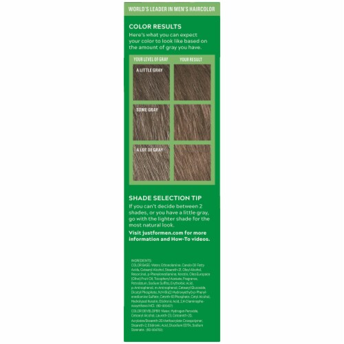 Just For Men® Light Brown Shampoo-In Color Men's Hair Color Perspective: right