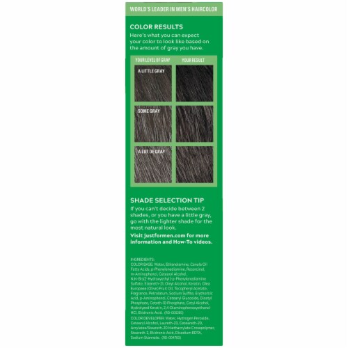 Just For Men Darkest Brown H-50 Shampoo-In Color Perspective: right