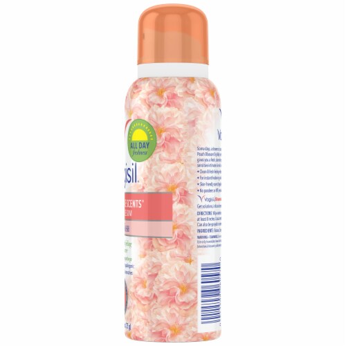 Vagisil Scentsitive Scents Peach Blossom Dry Wash Perspective: right