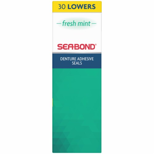 Sea-Bond® Fresh Mint Denture Adhesive Seals for Lowers Perspective: right
