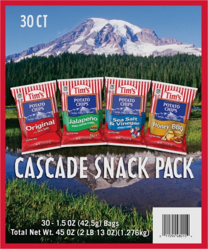 Tim's® Kettle Chips Cascade Variety Pack Perspective: right
