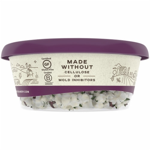 Vermont Creamery® Cranberry & Tarragon Crumbled Goat Cheese Perspective: right