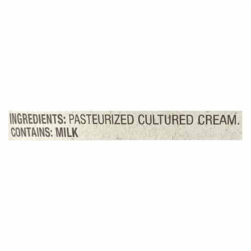 Vermont Creamery® Creme Fraiche French-Style Cultured Cream Perspective: right