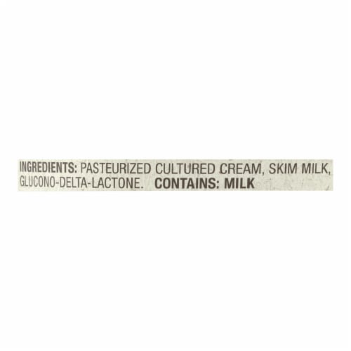 Vermont Creamery Italian-Style Mascarpone Cheese Perspective: right
