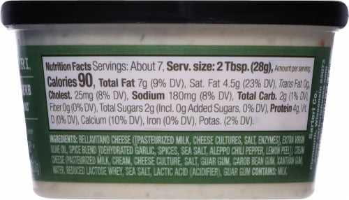 Sartori® Garlic & Herb BellaVitano® Cheese Spread & Dip Perspective: right