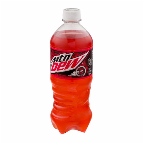 Mountain Dew® Code Red Soda Bottle Perspective: right