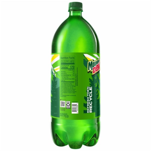 Mountain Dew® Soda Bottle Perspective: right