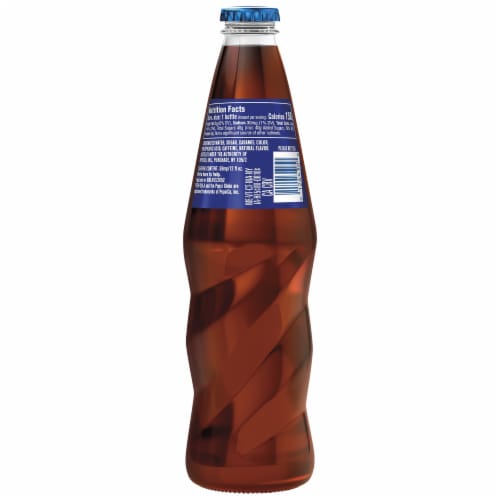Pepsi Cola® Soda Glass Bottle Perspective: right