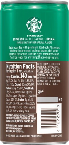 Starbucks® DoubleShot Espresso & Salted Caramel Cream Premium Espresso Beverage Perspective: right