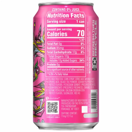 Brisk® Raspberry Flavor Iced Tea Perspective: right
