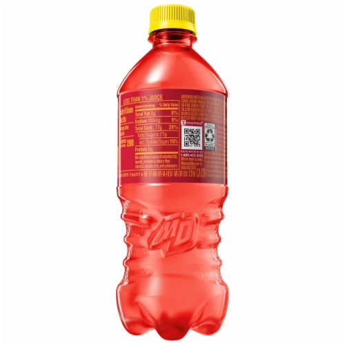 Mountain Dew® Game Fuel Citrus Cherry Soda Bottle Perspective: right