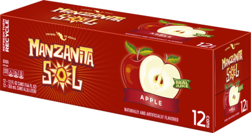 Manzanita Sol® Apple Soda Cans Perspective: right