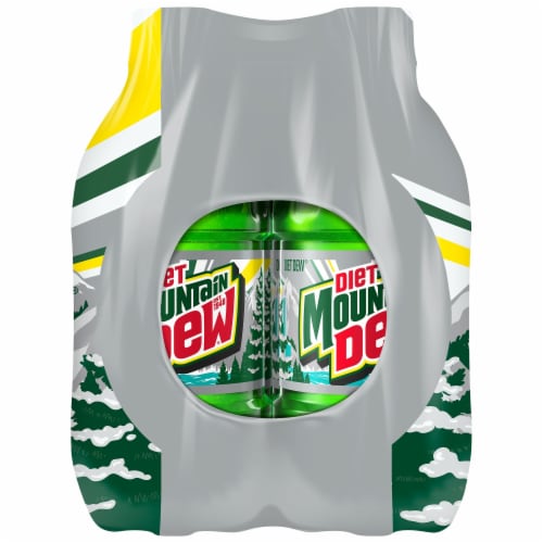 Diet Mountain Dew® Soda Bottles Perspective: right