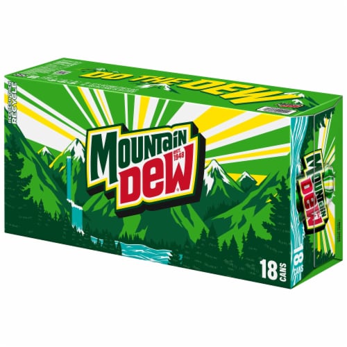 Mountain Dew® Soda Cans Perspective: right