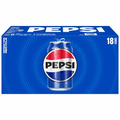 Pepsi Cola® Soda Cans Perspective: right