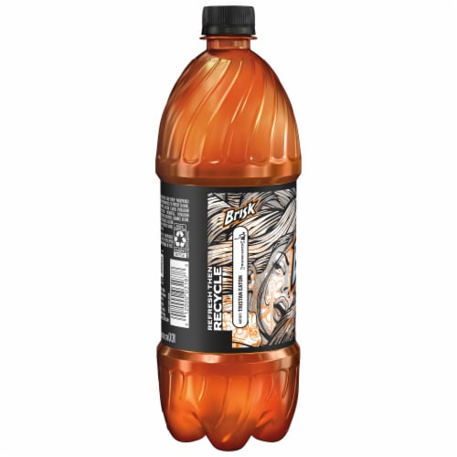 Lipton Brisk® Sweet Iced Tea Bottle Perspective: right