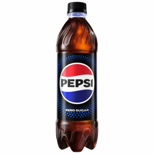Pepsi Cola® Zero Sugar Soda Bottles Perspective: right