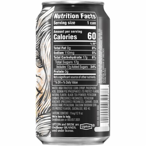 Brisk Sweet Iced Tea Perspective: right