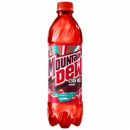 Mountain Dew® Code Red Soda Bottles Perspective: right