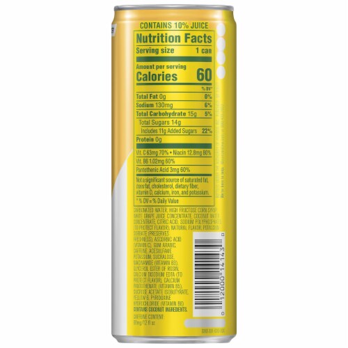 Mountain Dew® Kickstart™ Pineapple Orange & Mango Energy Drink Perspective: right