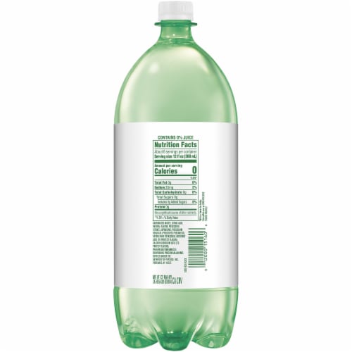 Sierra Mist Zero Sugar Lemon Lime Caffeine Free Soda Perspective: right