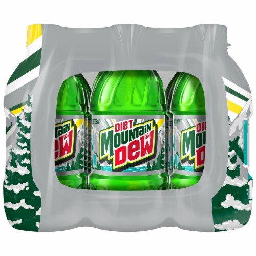 Mountain Dew® Diet Soda Bottles Perspective: right